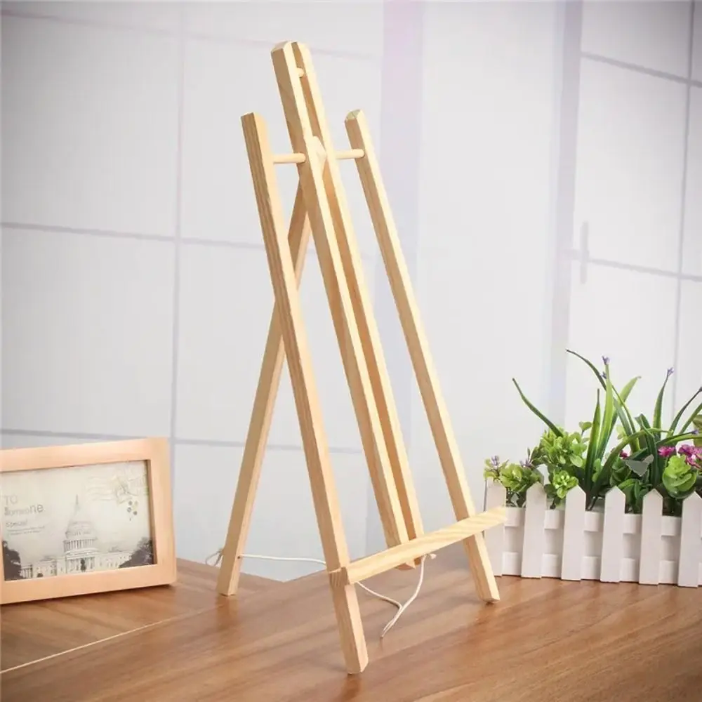 30cm/40cm/50cm Foldable Tabletop Easel Lightweight Portable Wood Drawing Easel Adjustable Art Supply Painting Display Holder