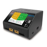 HOTA D6 Pro Dual Channel AC200W DC650W 15A Smart Charger Built-in Mobile Wireless Charger for Lipo LiIon NiMH Battery