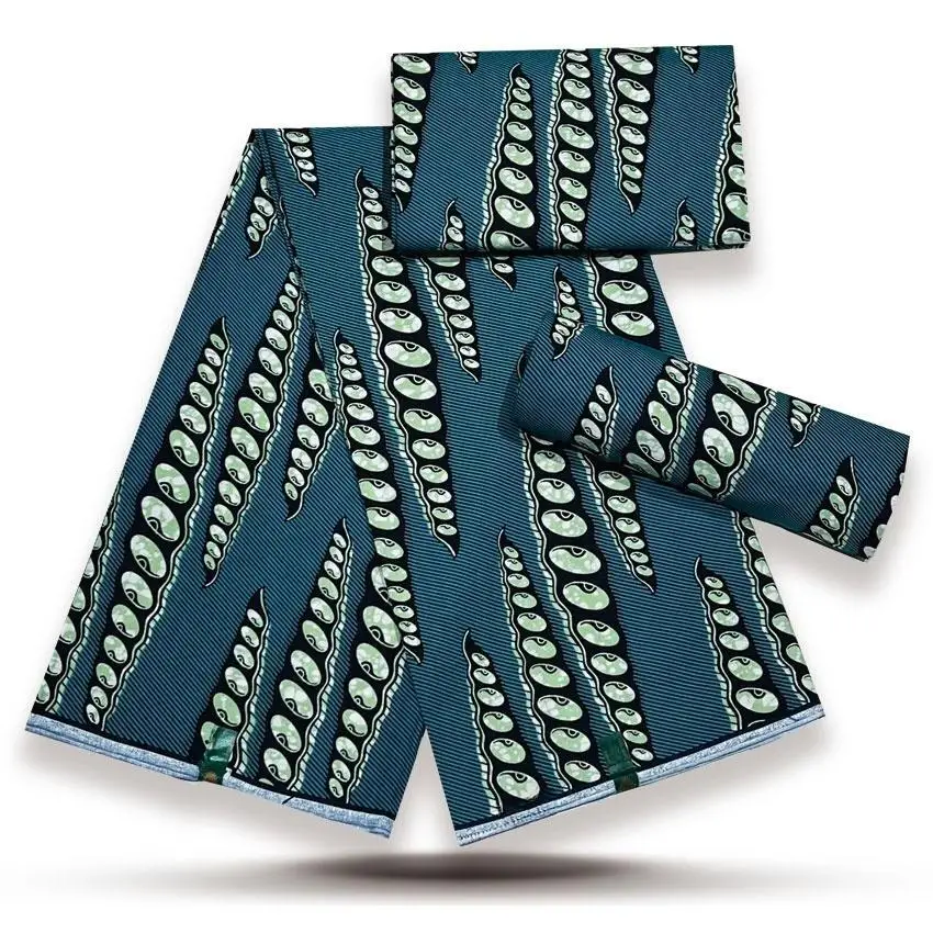 2025 جديد جودة عالية مضمون حقيقي الطباعة الأفريقية الشمع الحقيقي لخياطة فستان الحفلات النسيج أنقرة تصميم القطن لينة Pagne #2