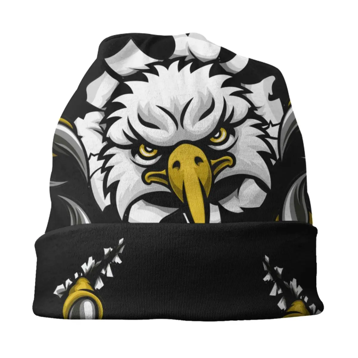 American Eagle-gorro cálido de punto para hombre y mujer, gorro Unisex, gorros de calle para exteriores, Invierno