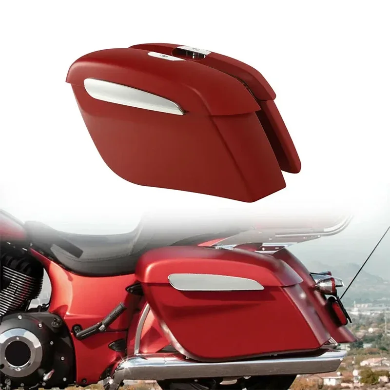 Motorcycle Hard Saddlebags For Indian Roadmaster Limited 2021-2023 2022 Challenger Dark Horse Chieftain 2019 Springfield Elite