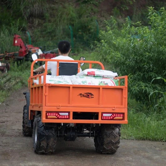 Factory Price Wagon Truck ATV Quad Bike with Trailer Farm Utility Vehicle Engine/Motor Multifunctional for Farm Use