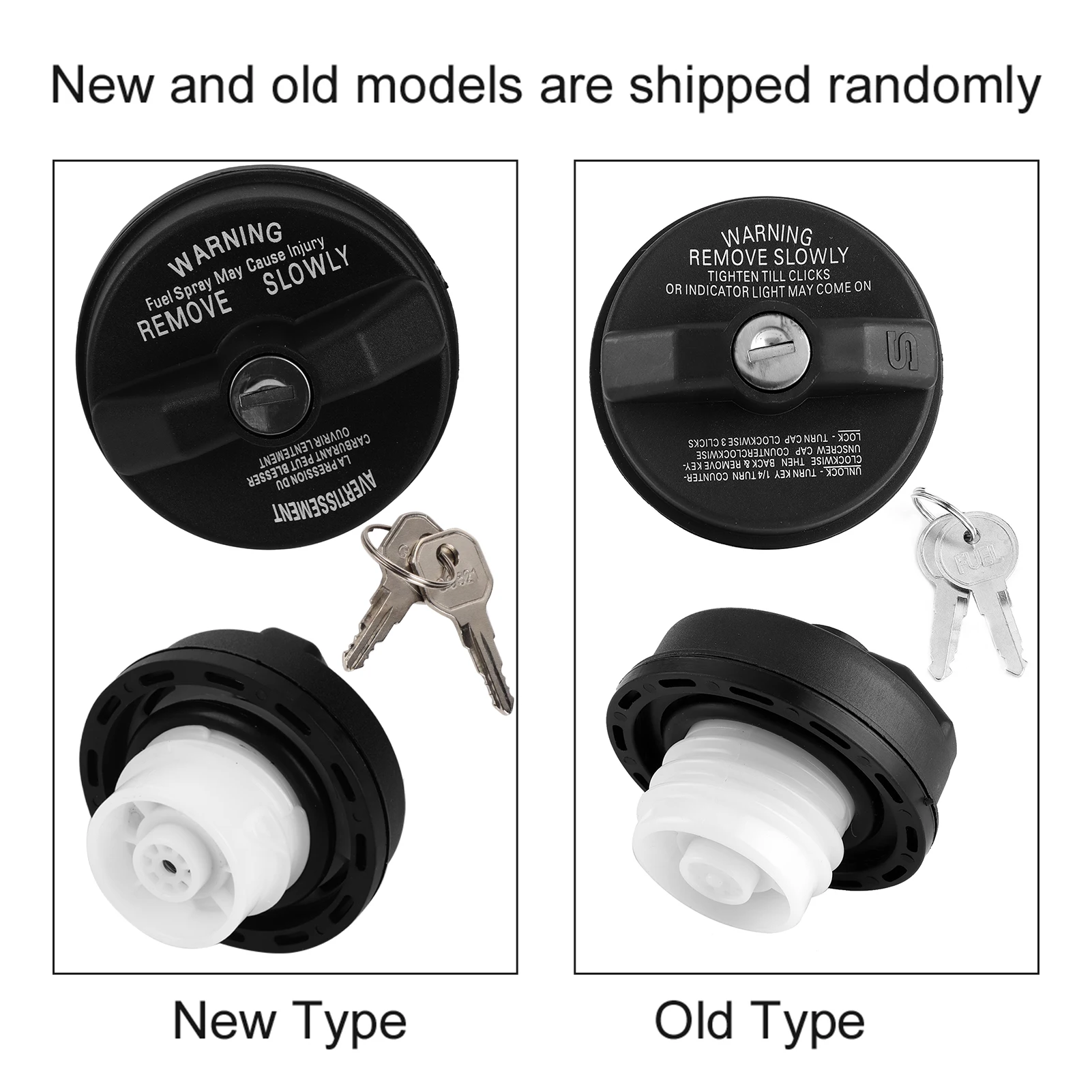 Gas Cap for Jeep Gas Tank Lock Cap Car Fuel Tank Cap Lid W/Key 5278655AB Fit for DODGE AVENGER/JOURNEY/NEON/DURANGO