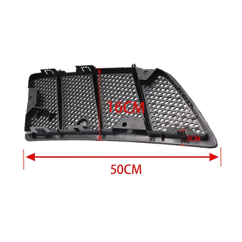 Black Hood Air Vent Grille Cover Set for Mercedes W164 W166 GL320 GL350 GL450 GL550 ML320 ML350 ML550 2006-2012