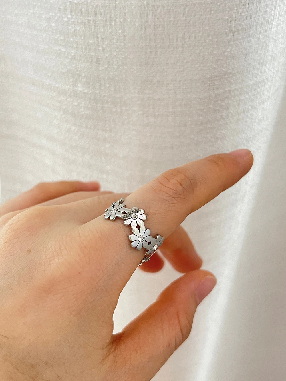 Peri'sBox رومانسية الذهب اللون بالون الهواء الساخن خاتم Signet ل الفولاذ المقاوم للصدأ للنساء مكتنزة محفورة خواتم مجوهرات تشويه الحرة #3