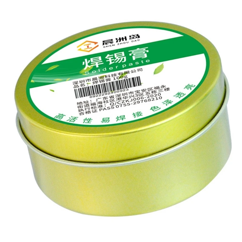 Leadfree Soldering Pastes for Accurate Electronic Metal Working, Circuit Board Welding, PC Card Repair Safe Formula