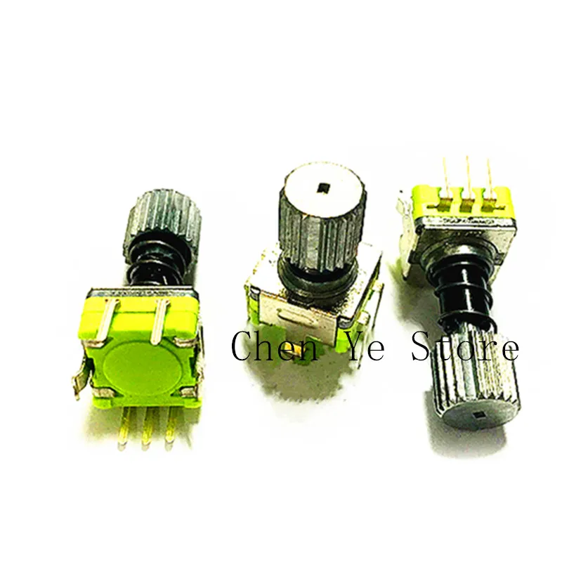 

10PCS LJV rotary encoder RE1105GB1 spring self-locking button switch EC11-30 bit 15 pulse potentiometer