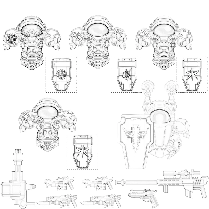 

MY801 MY802 MY803 Building Blocks MY804 MY805 Hot Game Bricks Accessory Collection Educational Christmas Gift Toys For Children