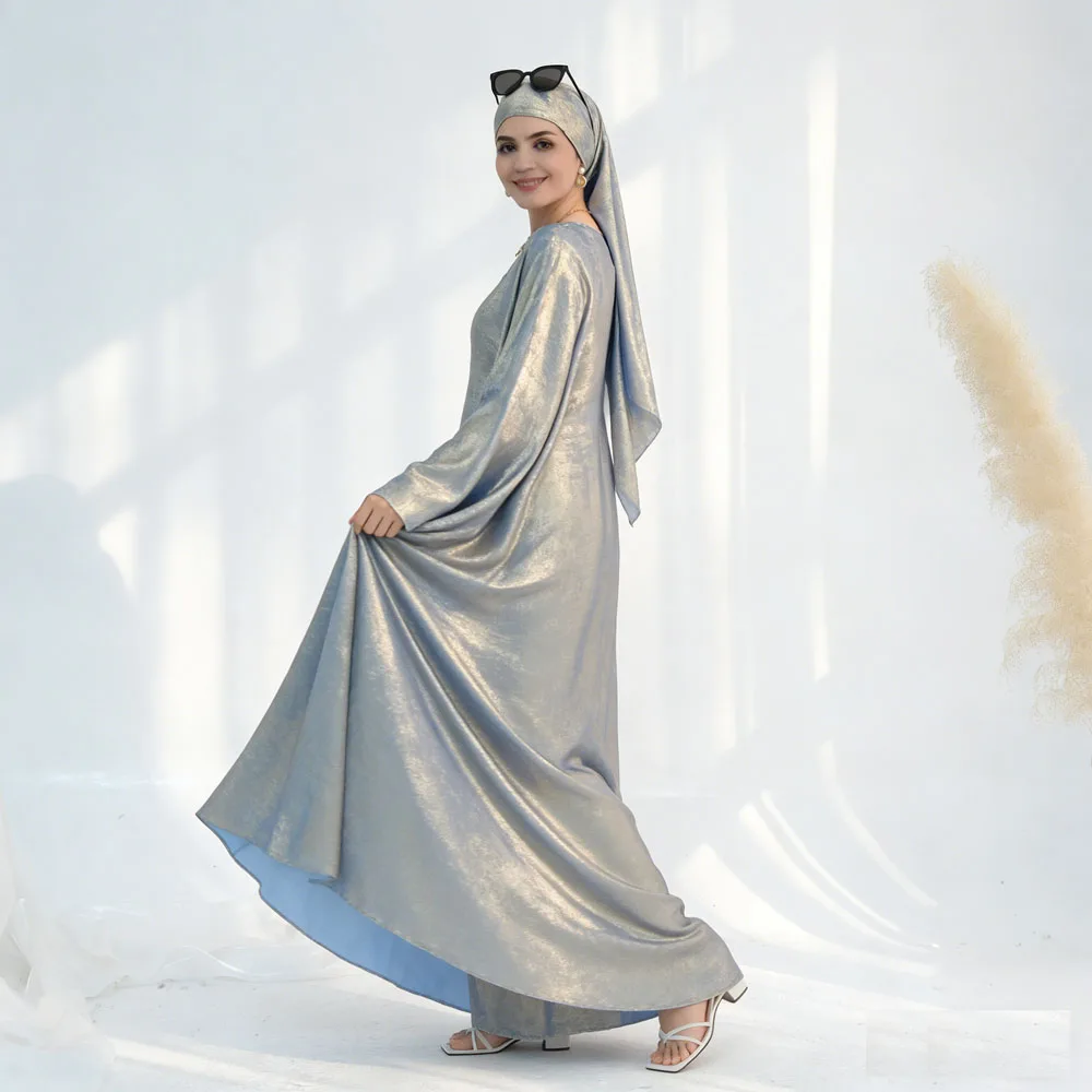 

Eid Djellaba Ramadan Eid Batwing Butterfly Modest Abaya Dubai Muslim Jersey Hijabs Kaftan Dress For Women Kebaya Gown Vestidos