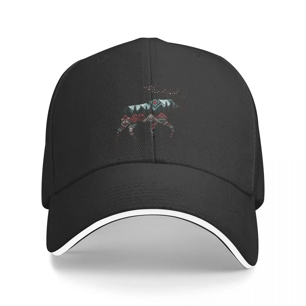 

Geometric Moose Baseball Cap Rugby Sun Cap Dropshipping Men Luxury Brand Women's