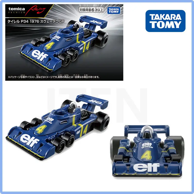 

TAKARA TOMY TOMICA 1:64 Racing Tyrrell 1976 P34 Cast Alloy Static Racing Car Model, Boys' Toy Adult Collection Decoration Piece.