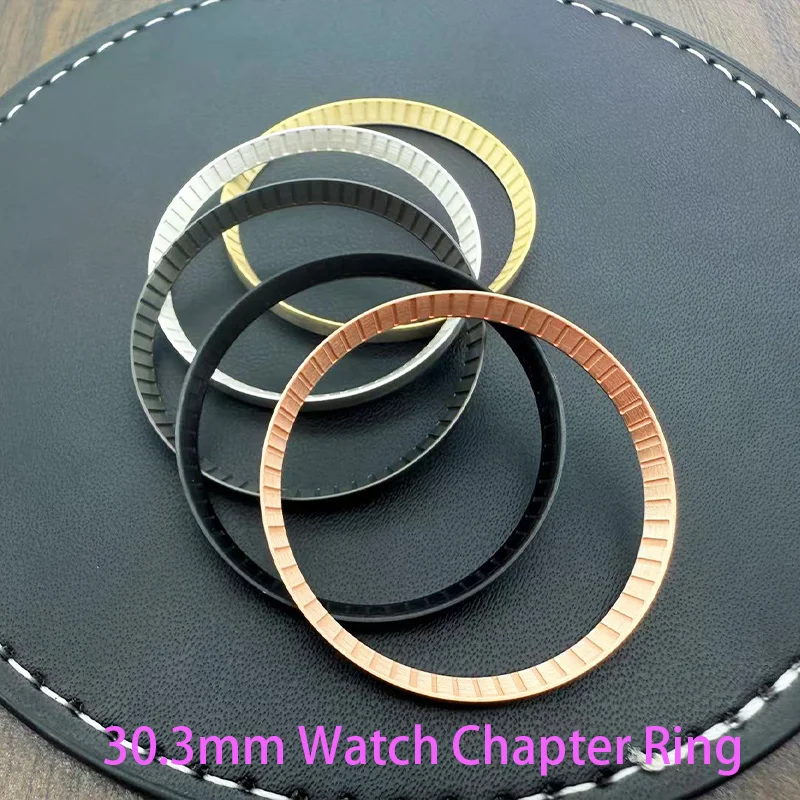 

Watch High Quality Metal Chapter Ring Fit SKX007 SRPD NH35 NH36 Watch Case Replace Inner Ring Size 30.3*27.3mm Watch Accessories