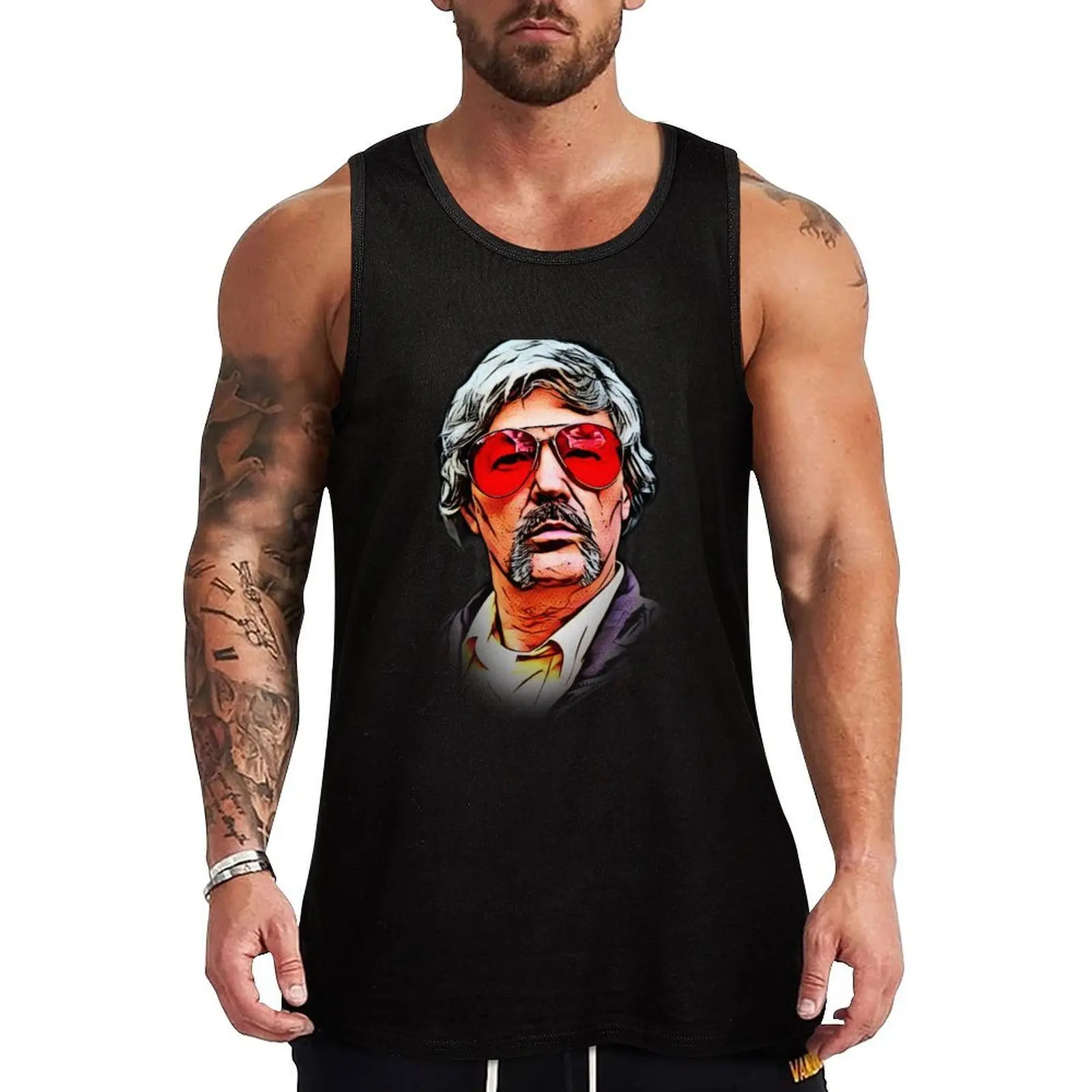 Fred head Tank Top Work Utility Tank Top Durable Sleeveless Wear