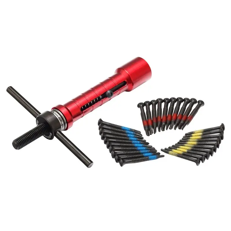 ABYA Lock Repair Pin Extractor Pin Puller Pull-Out Tool Includes 30 Steel Self-Tapping Dovetail Screws
