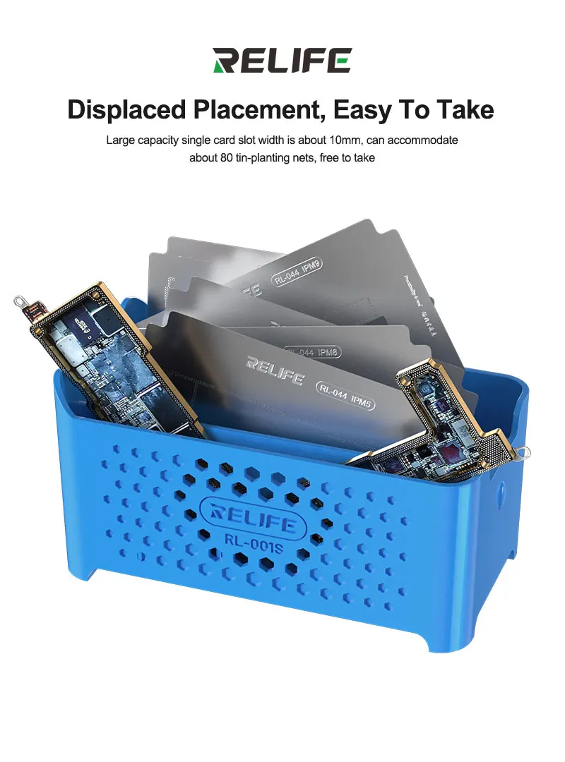 RELIFE RL-001S Tin-planting net storage box Storage Rack Holder Multifunctional Organizer RC Repair Tools