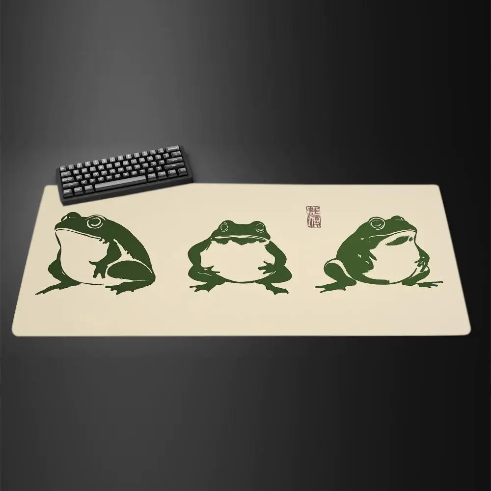 Frog painting Mouse Pad 900x400MM Large Gaming Mousepad Keyboard Gamer Rubber Anti-wrinkle Anti-Slip Bottom Desk Mat