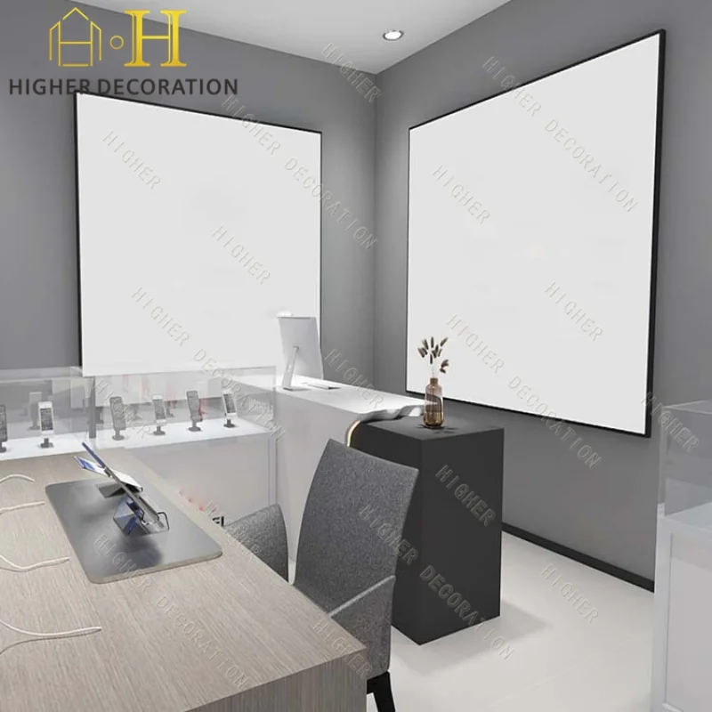 custom.Electronic Displays Showroom Showcase Mobile Phone Shop Interior Design Ideas Computer Repair Store  Display Furniture