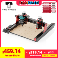 TWOTREES TTC450 Pro CNC Machine 4Axis Metal Cutting Machine For CNC Router Machine And Laser Engraving Cutting Wood GRBL Control