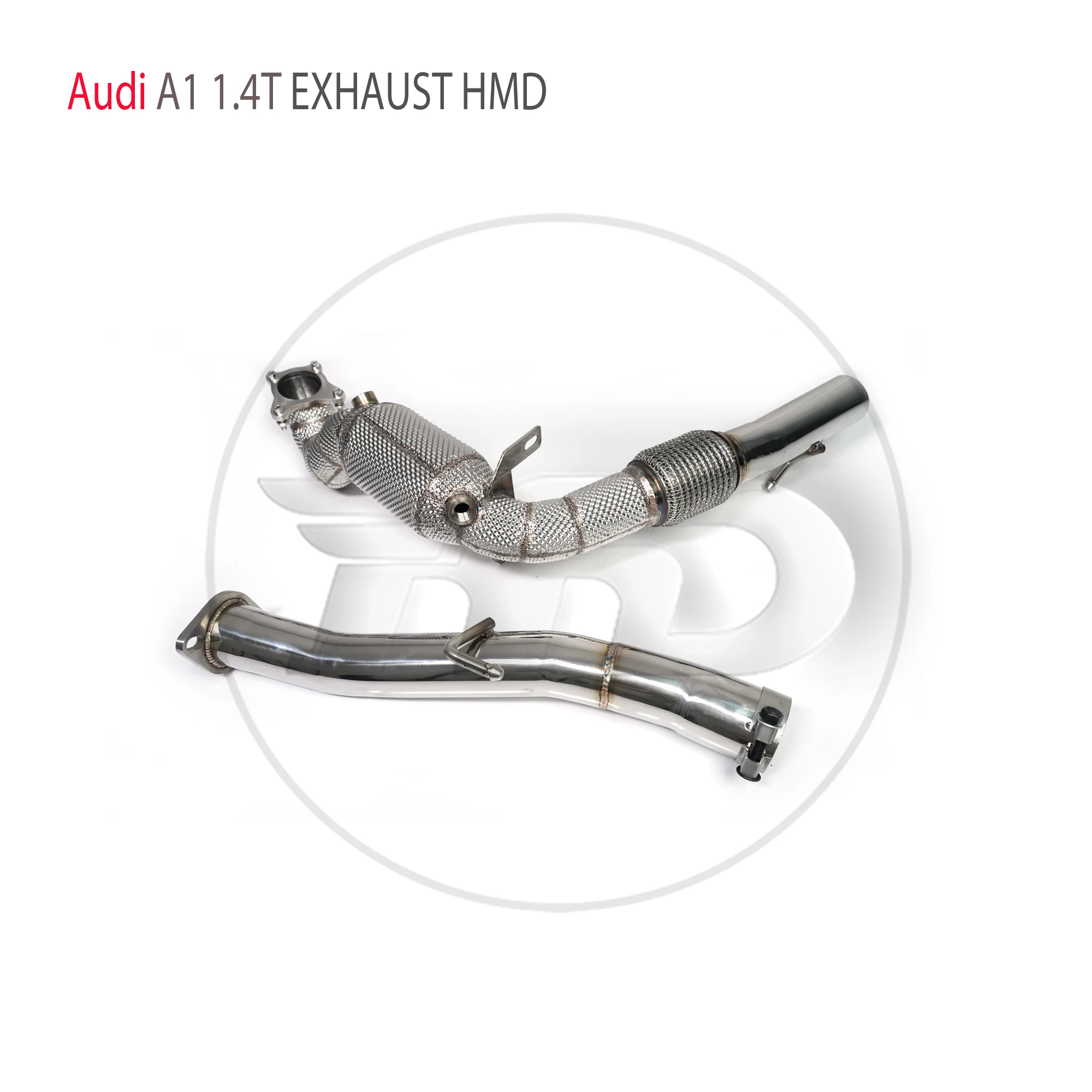 HMD Exhaust System High Flow Performance Downpipe for Audi A1 1.4T Car Accessories With Catalytic Converter Header