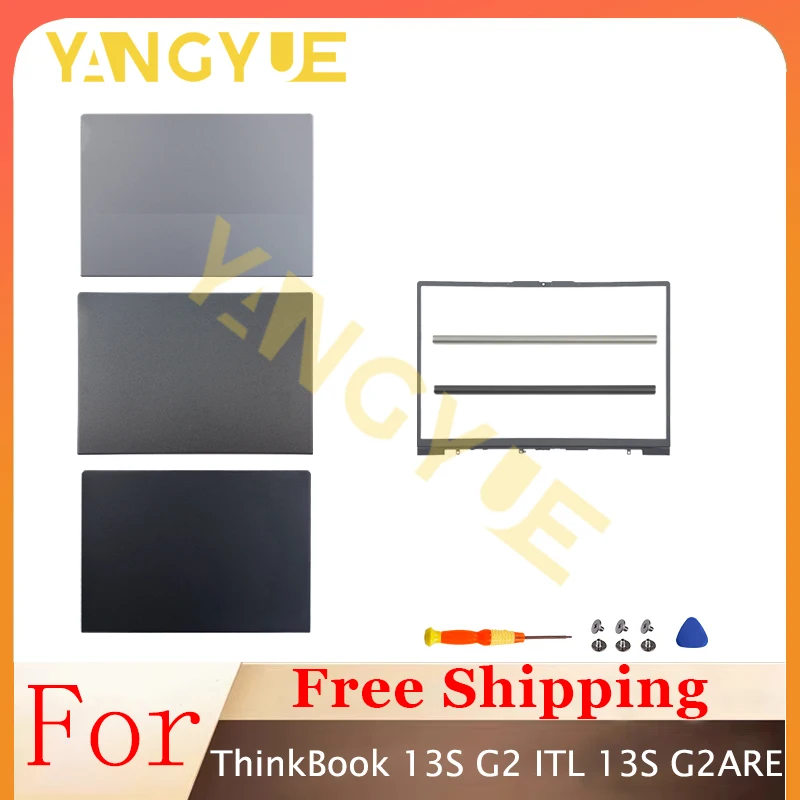 

New Housings For Lenovo ThinkBook 13s G2 ITL K3-ACN Laptop LCD back cover Front Bezel Hinges Palmrest Bottom Case Replacement