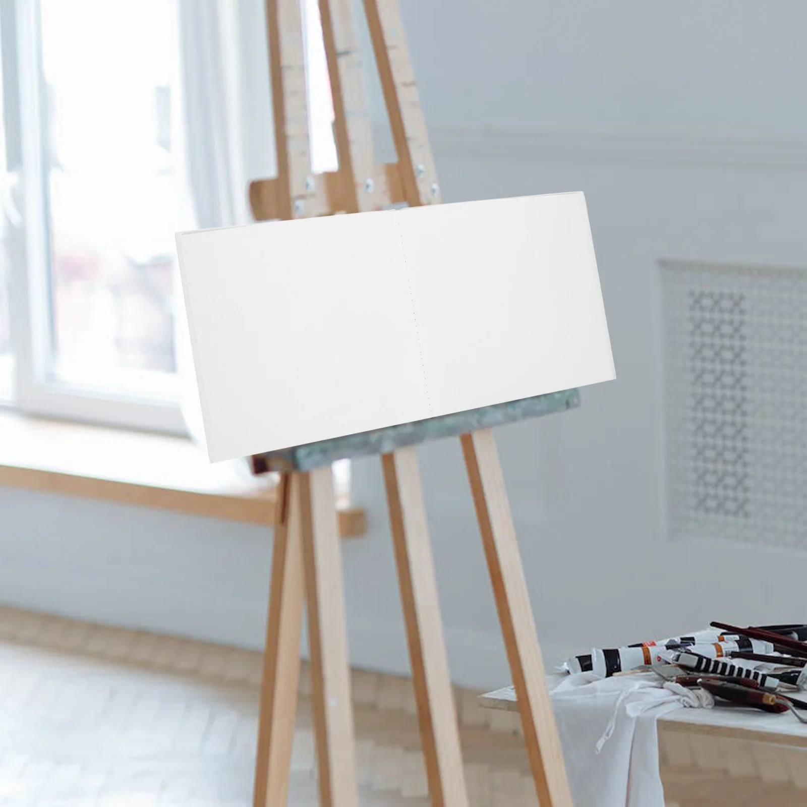 2 قطعة كتاب رسم فارغ لرسم اللوحة الكتابة غلاف فني مجلة المحمولة كبيرة ورقة الوسادة الكبار الرسم الإبداعي #5