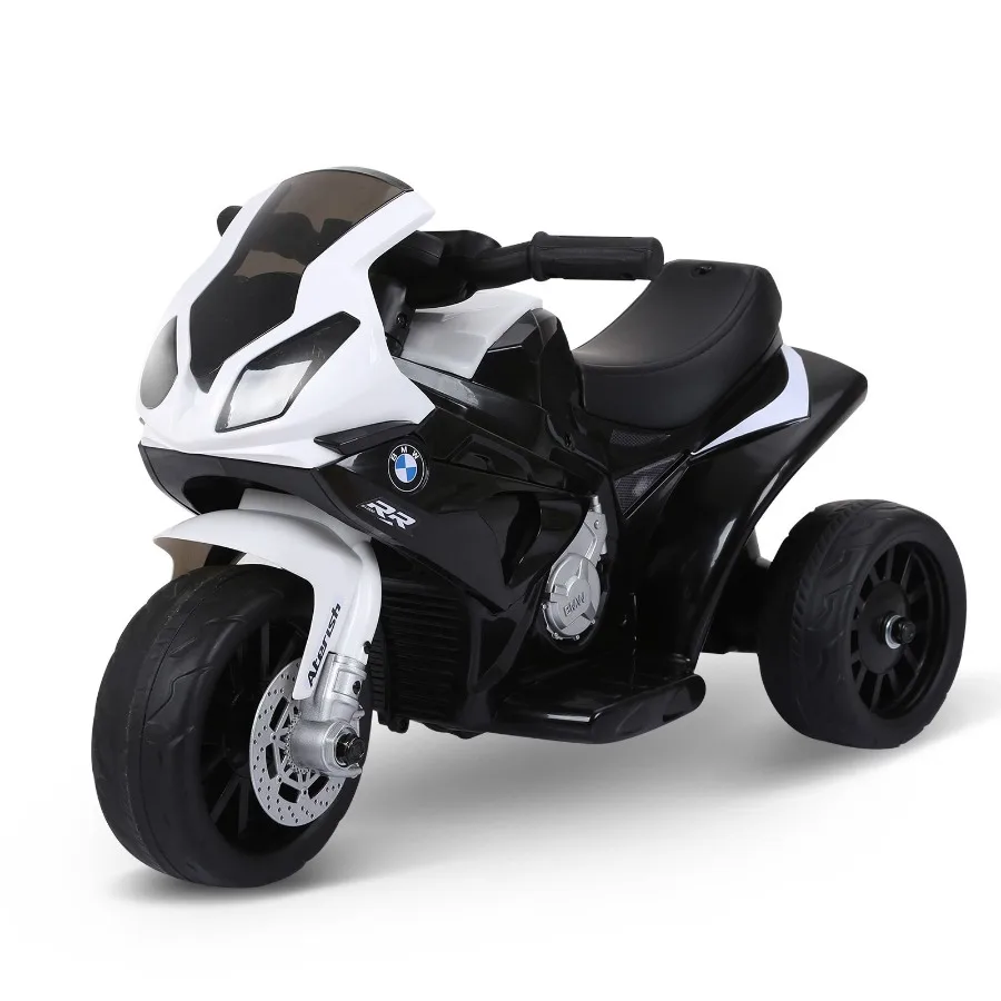 

6V Motorcycle Licensed BMW Toddler Motorcycle with light Music 3 Wheeled Electric Motorcycle for Gift for Boys Girls Black