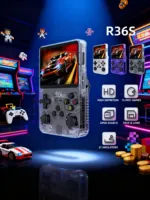 128G R36S Retro Handheld Video Game Console Linux System 3.5 Inch IPS Screen R35s Pro Portable Pocket Video Player 64GB Games