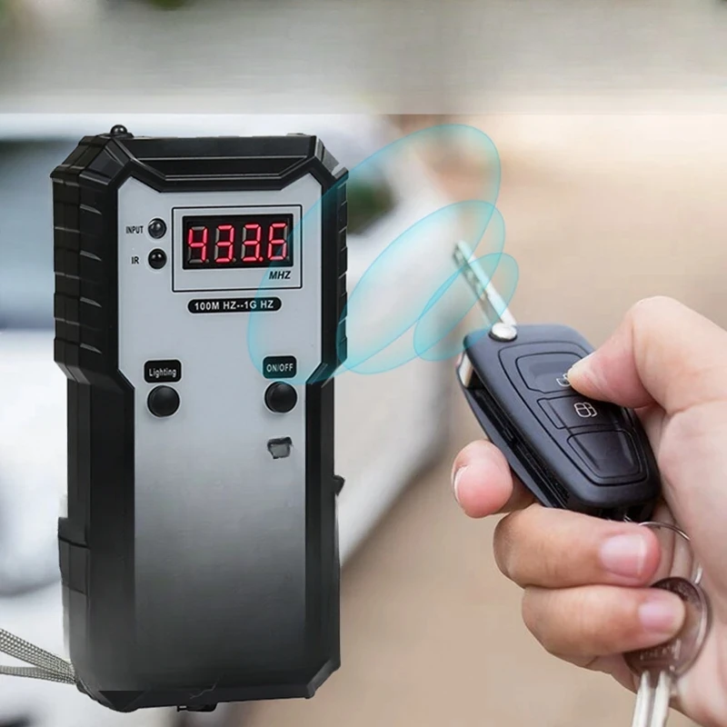 100M-1G هرتز الرقمية التحكم عن بعد عداد التردد IR اختبار أداة أدوات مصباح ليد مفاتيح السيارة جهاز اختبار التردد بالأشعة تحت الحمراء