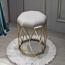 Dressing stool light luxury makeup stool dressing table stool modern manicure chair girl simple bedroom and household stool