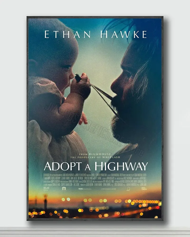 NJ084 Adopt a Highway Movie 1 Silk Posters and Prints wall art Art Poster Home Decor