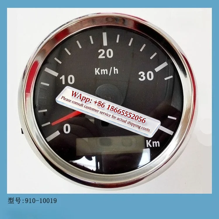 

910-10019 Pointer speedometer, imported material shell, stainless steel bezel