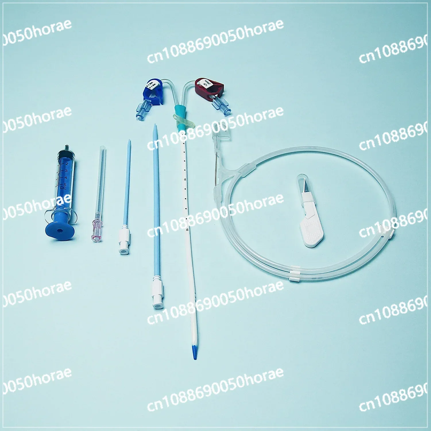 Tianck Medical Consumables Dialysi Catheter Access  Kidney Double Lumen Hemodialysis Catheter