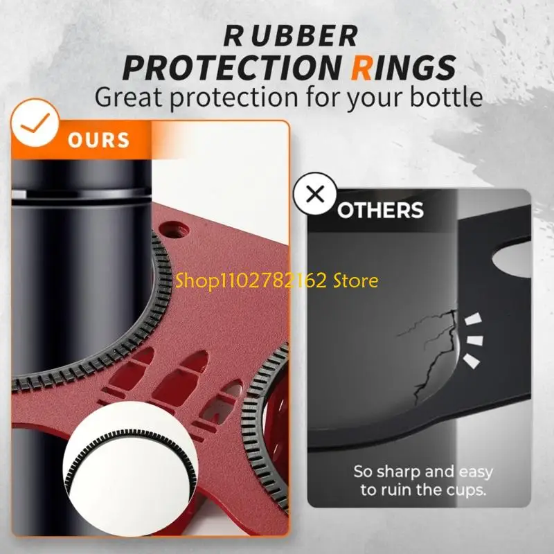 

547B UTV Accessories Passenger Grab Handle Cup Holder Fit Most Size Bottles