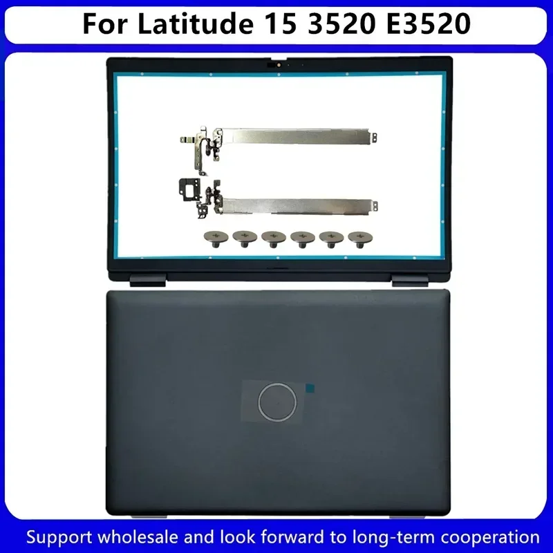 New For Dell Latitude 15 3520 E3520 LCD Back Cover A Shell 017XCF 04Y37V / Front Bezel 0X5CF4 0GR18W 0MR6NN 0DJP76 0KD56J