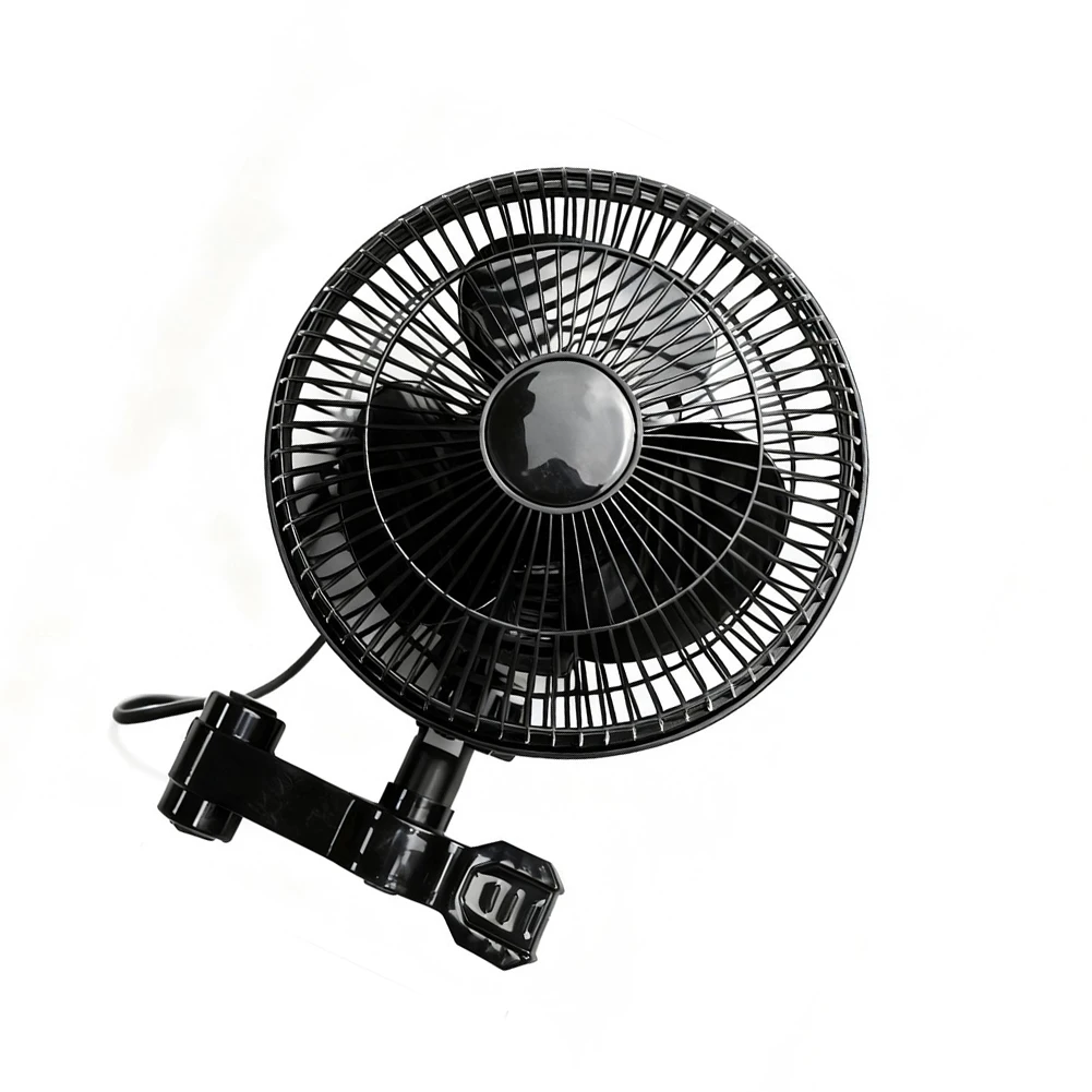90 Oscillation Fan Oscillating Clip Fan 90 Rotation 120 Vertical Adjustment Multiple Speed Settings Mounts On 1.5-2.5 Cm Poles