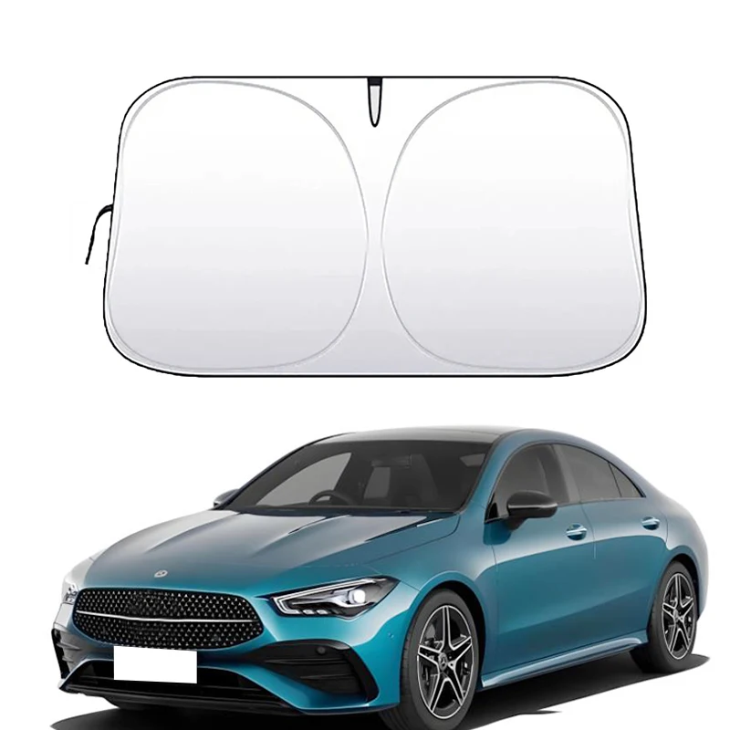 

Car Window Sunshade Cover Sun Shade Windshield Visor Protector Windscreen For Mercedes Benz CLA Class C117 CLA180 2013-2018