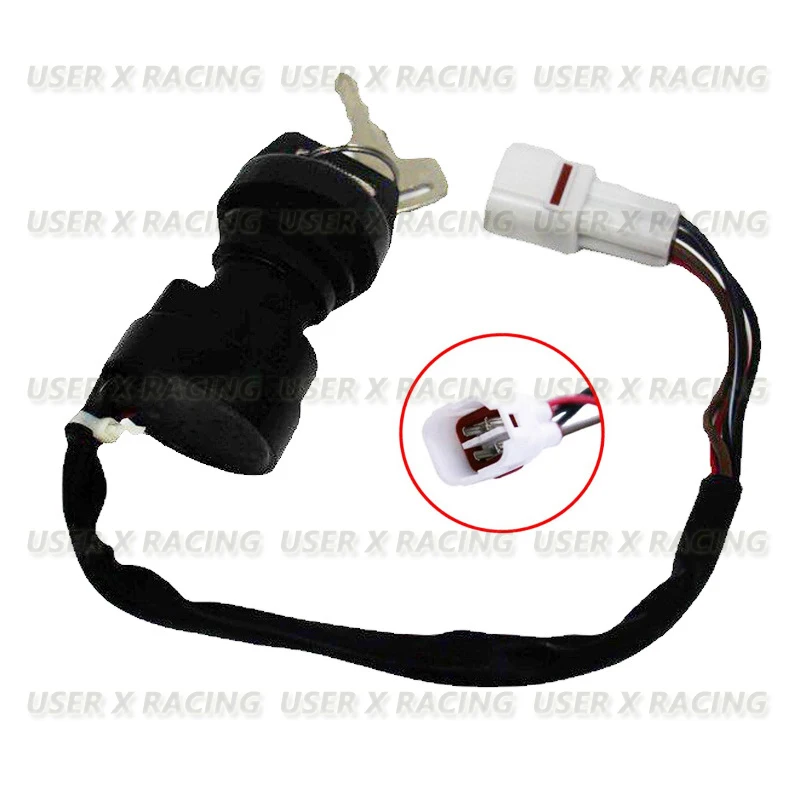 USERX Universal Motorcycle ATV Ignition Key Switch for Yamaha Banshee 350 YFZ350 YFM600 YFM400 YFM80 BIG BEAR YFM350