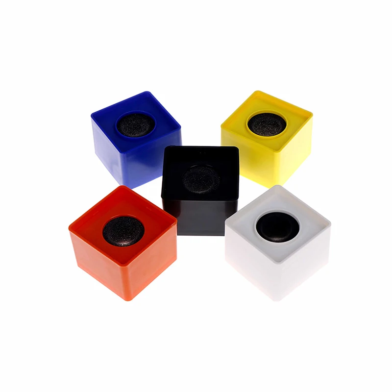 1pc Red/Black/Yellow/White/Blue ABS KTV Mic Microphone Logo Flag Station Square Shaped Interview 38mm