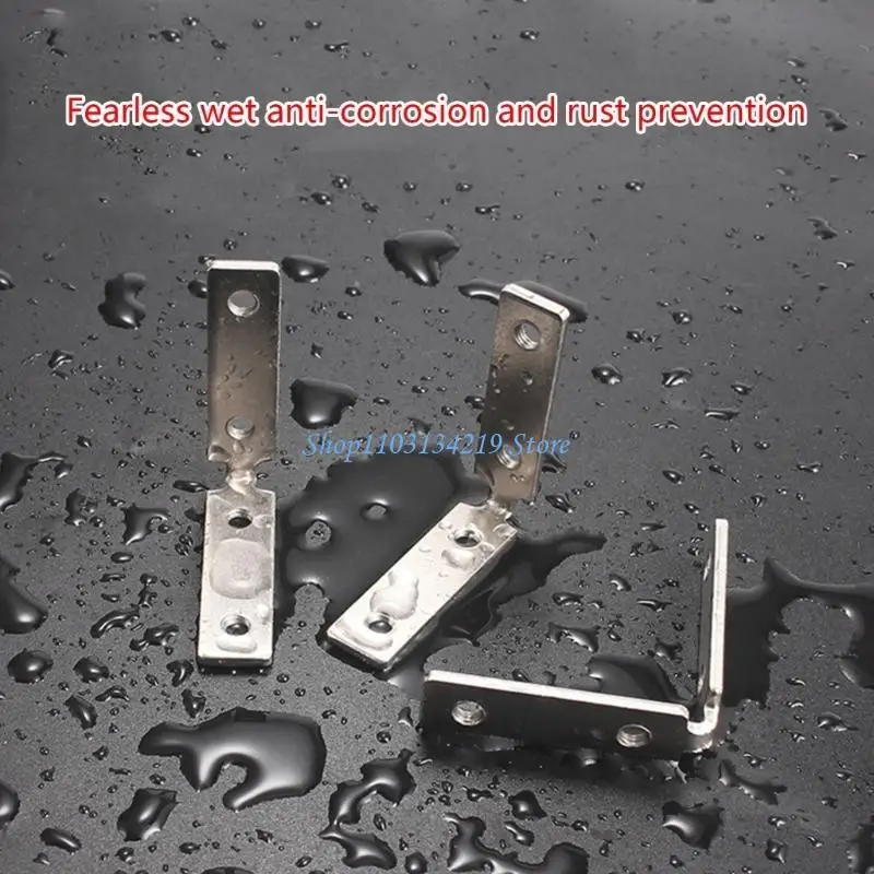 N5KC 10pcs 90-Degree Cabinet Drawer Handle Corner Reinforcements Practical Accessory
