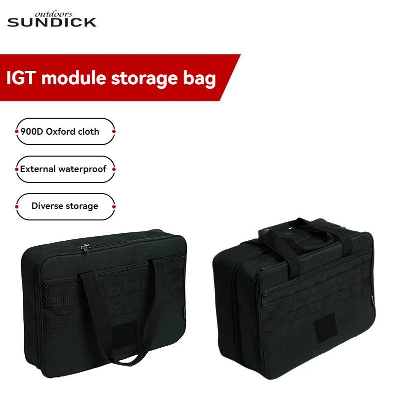 Camping And Outdoor Cooking IGT Stove Template Storage Bag Tableware And Cookware Multi-Functional Layered Storage Bag
