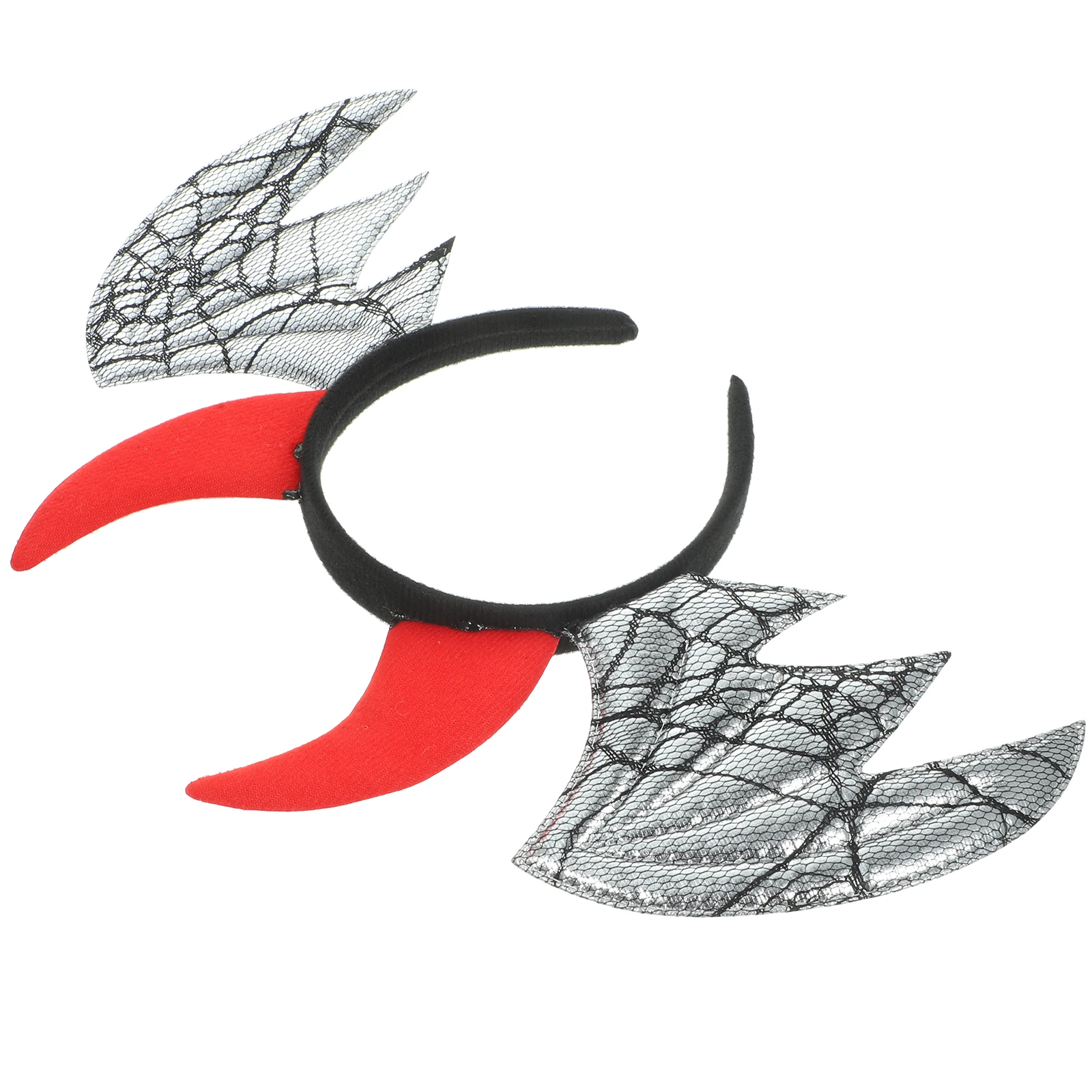 

Bat Wing Halloween Party Hair Decorations Horns for Halloween Costume Party Girls Women Black Hair Accessories Lightweight