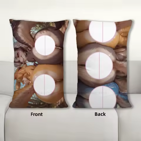 R18+ Dakimakura Anime loona Pillow Cover Sofa Cushion Double-side Print Throw Pillow Case 40X60cm