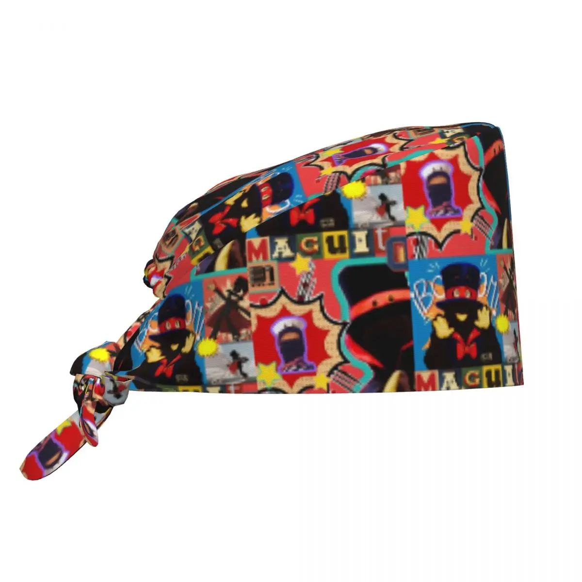 31 Minutos, gorra exfoliante de banda Virtual de comedia chilena, gorros quirúrgicos de control de dientes Vintage para hombres y mujeres, gorros de trabajo de enfermería para el cuidado de mascotas