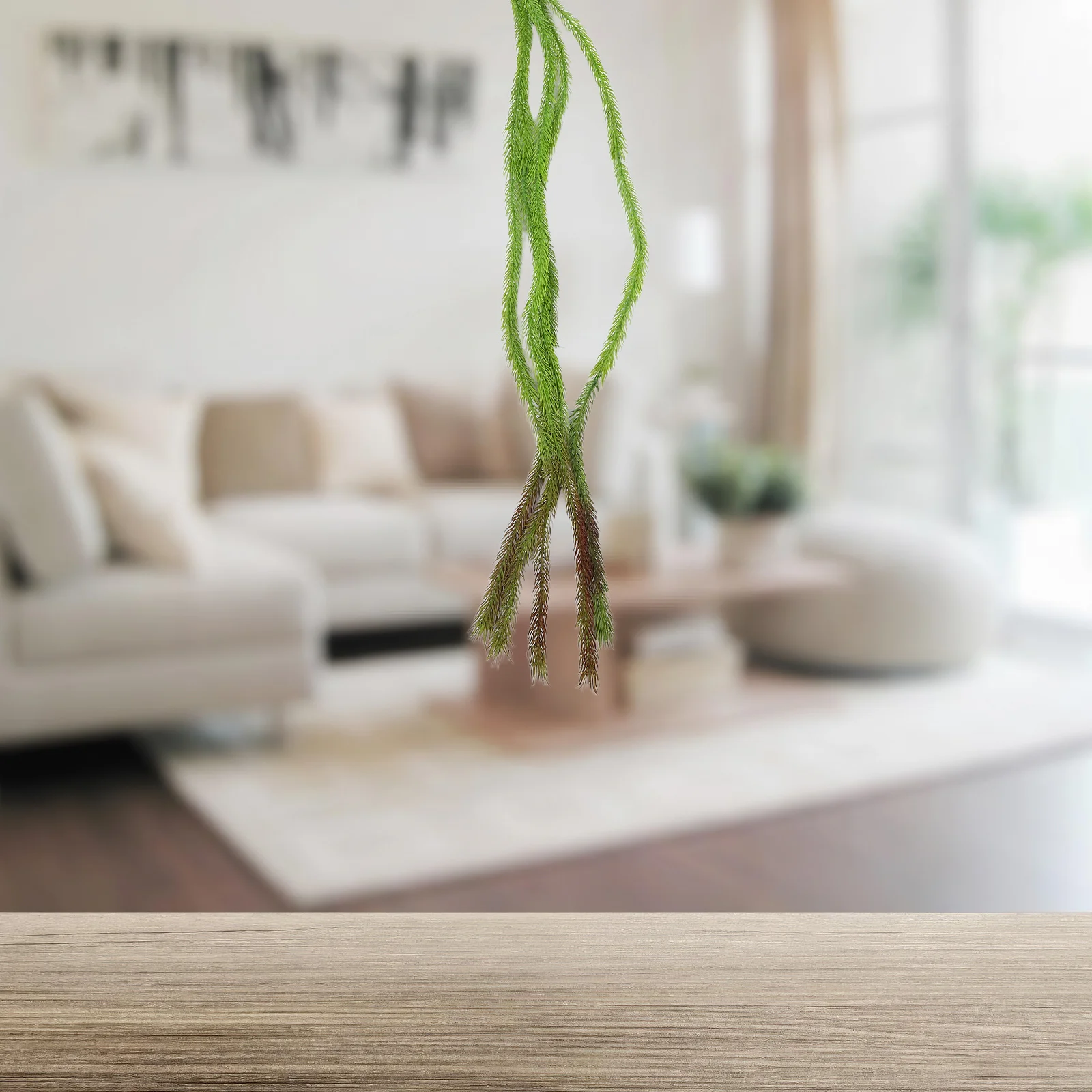 

4Pcs Artificial Willow Leaf Vine Twigs Faux Hanging Plants Indoor Greenery Decoration for Home Wall Wedding Arch