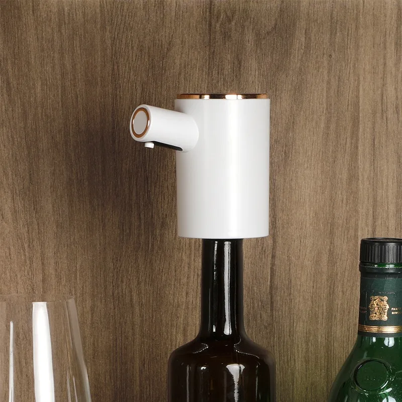Smart Infrared Sensor Liquor Extractor Food Grade USB Rechargeable Electric Wine Pourer Premium Business Gift Accessory