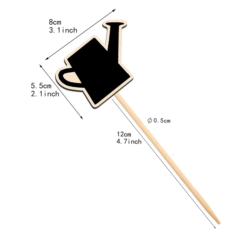 20 قطعة علامات السبورة الصغيرة علامات التسمية الخشبية للنباتات الغذائية حفلة بوفيه ديكور للطاولات علامات الحديقة عرض حصص السبورة