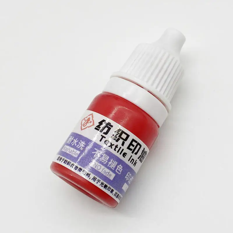10ml Inkpad Flash Refill Fast Drying Stamping Ink Photosensitive Stamp Oil Clothes ink