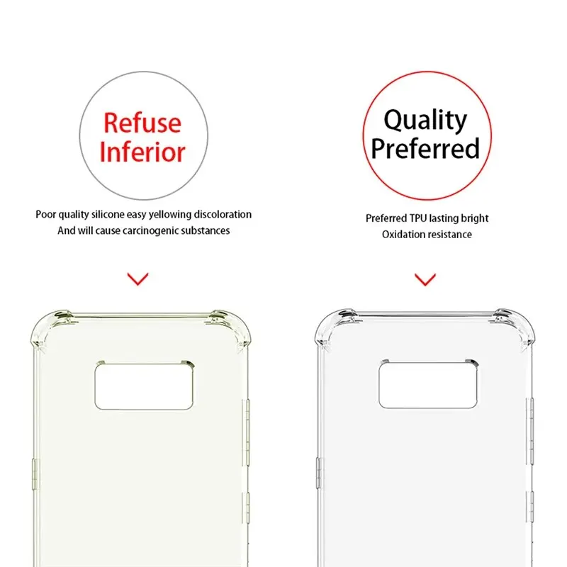 Funda gruesa a prueba de golpes para Samsung Galaxy S22 S21 S20 S23 Ultra S10 S8 S9 Plus y Samsung Note 10 9 8, cubierta de silicona 6