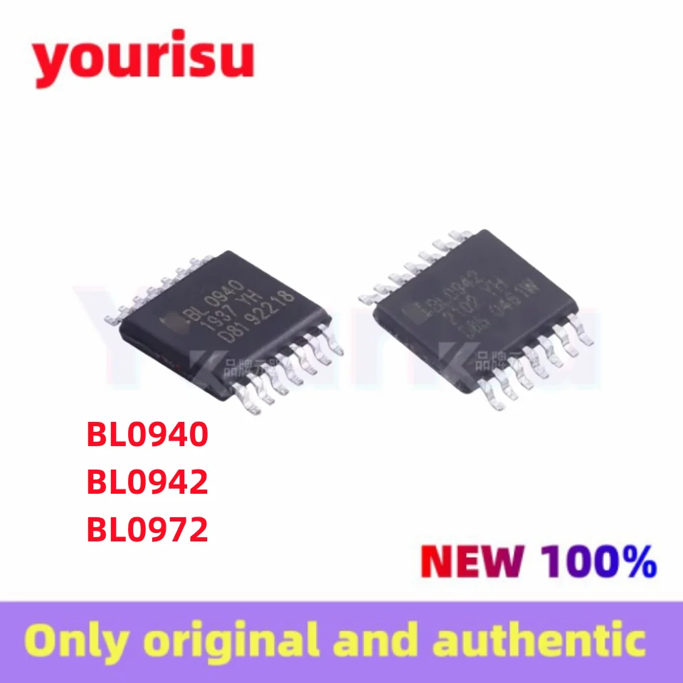 10Pcs/Lot original BL0940 BL0942 BL0972 data conversion electric energy metering chip IC