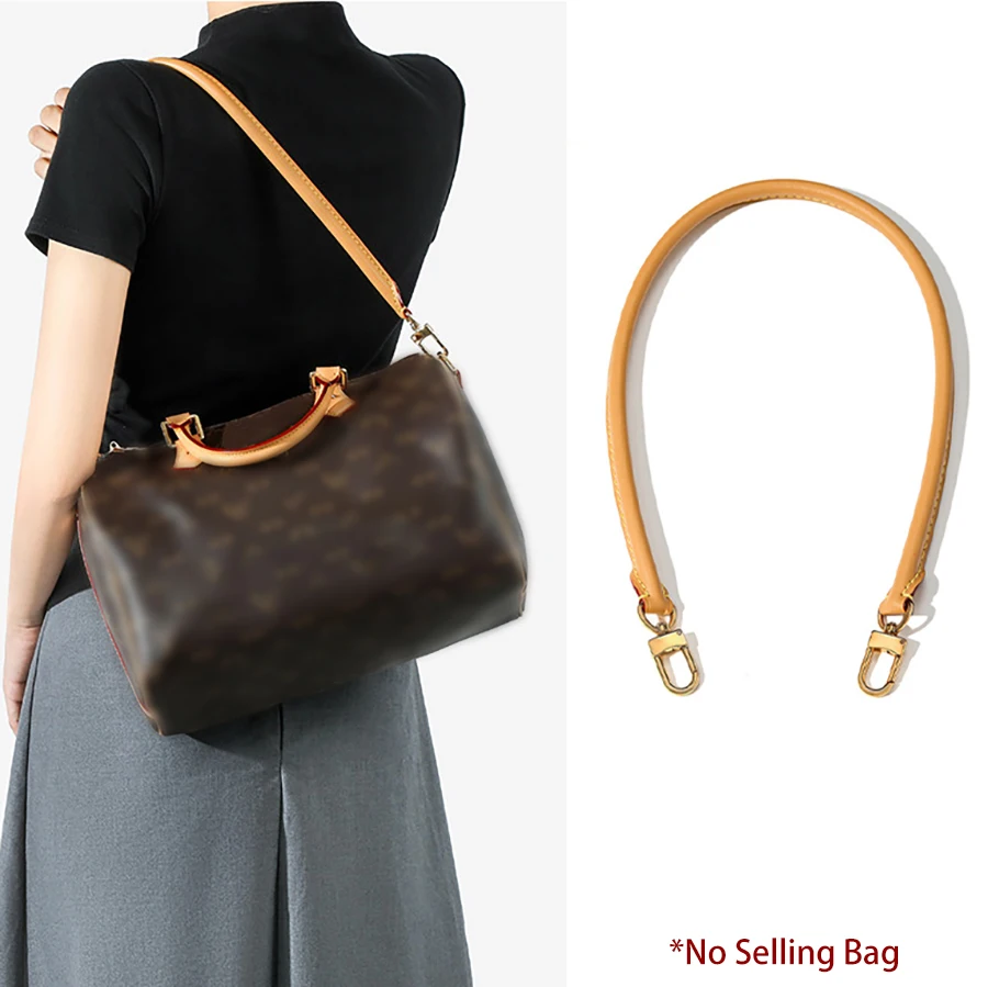 Shoulder Strap for L-V Speedy30 25 Bagcowhide Bag Strap Bag Vegetable Tanned Leather Belt Underarm Reconstruction Accessories